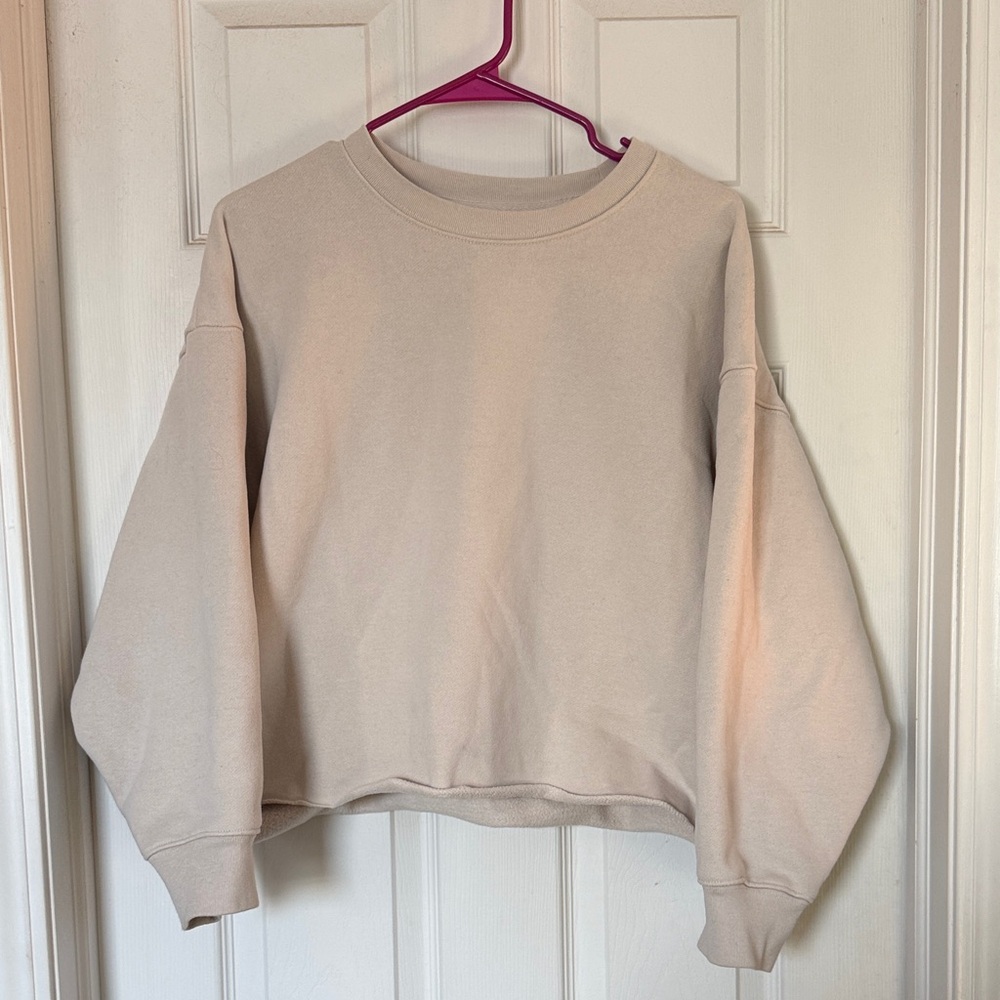 OAK + FORT Beige Sweatshirt